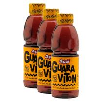 Kit 3 Guaraviton Açaí 500ml