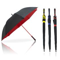 Kit 3 Guarda Chuva Portaria Automático Tecido Duplo Grande Portaria TD