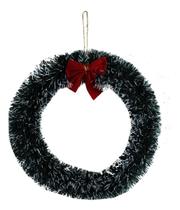 Kit 3 Guirlanda De Natal Enfeite Pendurar Porta Nevada 30cm