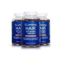 Kit 3 Gummy For Men - Vitamina Para Cabelos E Barba Em Goma - Gummy Hair