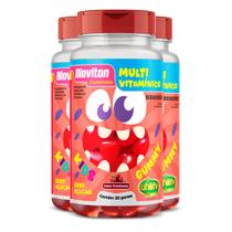 Kit 3 Gummy Kids Multivitamínico Unilife 30 gomas Framboesa