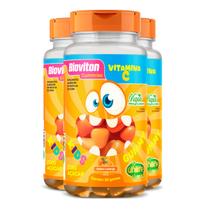 Kit 3 Gummy Kids Vitamina C Unilife 30 gomas Laranja