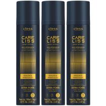 Kit 3 Hair Spray Care Liss Cless Extra Forte Laque Jato Extrasseco Fixacao Hidratacao Cabelo 150ml Kit 3 Hair Spray Care Liss Cless Extra Forte Laque Jato Extrasseco Fixacao Hidratacao Cabelo 150ml
