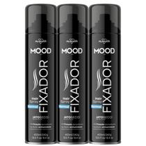 Kit 3 Hair Spray Fixador Normal Mood 400Ml - My Health