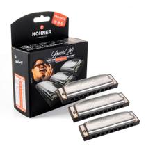 Kit 3 Harmônicas A C G Hohner Special 20 Pro Pack