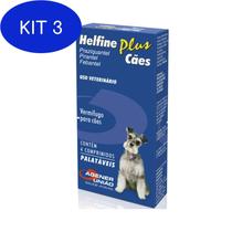 Kit 3 Helfine plus para cães