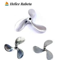 Kit 3 Hélice Motores Rabeta Com 3 Pás 7hp Em Alumínio Barco Kit 3 Hélice Motores Rabeta Com 3 Pás 7hp Em Alumínio Barco