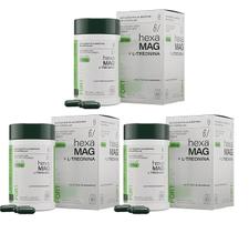 Kit 3 Hexa-mag 6x Magnésio 60 Cápsulas - Fortlife