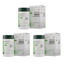 Kit 3 Hexa Mag + L-Treonina 1000mg 60 Cápsulas FortLife