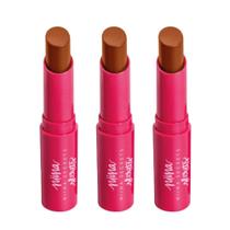 Kit 3 Hidra Balm Labial Cor Caramelo Niina Secrets Eudora 3,2g