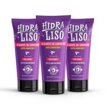 Kit 3 Hidraliso Progressiva De Chuveiro Alisante Sem Formol