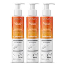 Kit 3 Hidratante De Calêndula Hipoalergênico 200Ml - Vedis Kit 3 Hidratante De Calêndula Hipoalergênico 200Ml - Vedis