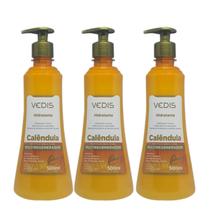 Kit 3 Hidratante De Calêndula Multiregenerador 500Ml - Vedis
