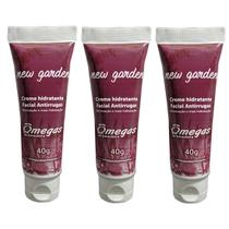 Kit 3 Hidratante Facial New Garden Com Óleo Avestruz Ômegas