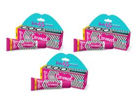 Kit 3 Hidratante Labial Carmed Barbie Pink Gloss 10g - Cimed