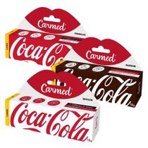 Kit 3 Hidratante Labial Carmed Coca Cola 10g Cada