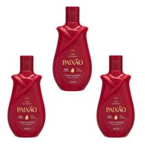 Kit 3 hidratantes paixao tentadora ameixa rubi 200ml
