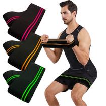 Kit 3 Hip Band Faixa Elástica Resistente De Alongamento Leve Média e Forte Para Malhar em Casa