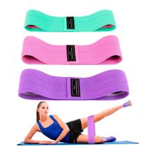 Kit 3 Hip Mini Band Pilates Yoga Fisioterapia Alongamento - RELET