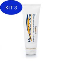 Kit 3 HomeoCreme - Hidratante com Cera de Abelha e Silicone 120g