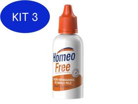 Kit 3 Homeofree - Loção Reparadora Contra Frieiras E Micoses 30Ml