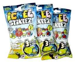 Kit 3 ickee stikeez estrela