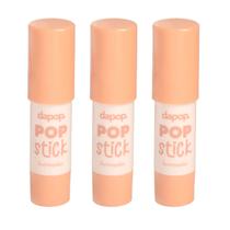 Kit 3 Iluminador Stick Com Manteiga De Karité Cor 3 - Dapop Kit 3 Iluminador Stick Com Manteiga De Karité Cor 3 - Dapop