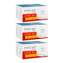 Kit 3 Imecap Hair Cabelos E Unhas Com 90 cápsulas FQM