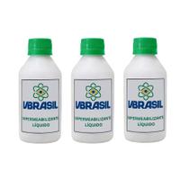 Kit 3 Impermeabilizante Vbrasil Líquido Para Tinta