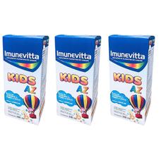 Kit 3 Imunevitta Kids Vitaminas A-z 240ml Sabor Laranja