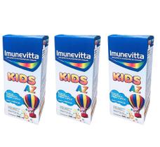 Kit 3 Imunevitta Kids Vitaminas A-z 240ml Sabor Laranja Kit 3 Imunevitta Kids Vitaminas A-z 240ml Sabor Laranja