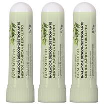 Kit 3 Inalador Descogestionante Bom Médico Abelha Rainha 0,7g