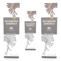 Kit 3 Incenso Nirvana Defumador Xamânico Natural Proteção Purificação Limpeza Espiritual