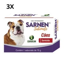 Kit 3 indubras sarnen sabonete 75gr Kit 3 indubras sarnen sabonete 75gr