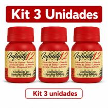Kit 3 Infinity 12 Suplemento Natural em Cápsulas 500mg 12 Caps