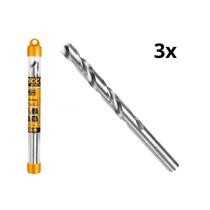 Kit 3 ingco broca aço rapido helicoidal hss m2 8mm x 117mm Kit 3 ingco broca aço rapido helicoidal hss m2 8mm x 117mm