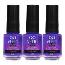 Kit 3 Intensificador De Brilho E Proteção 11ml Vefic