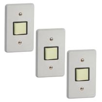Kit 3 Interruptor Bipolar Paralelo 250V Silentoque 2108 Pial