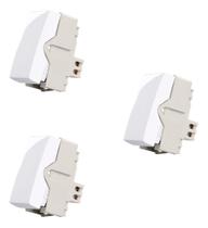 Kit 3 Interruptor Paralelo 10a-250v Br Sleek Kit 3 Interruptor Paralelo 10a-250v Br Sleek