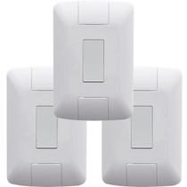 Kit 3 Interruptor Simples Vertical Aria Tramontina 4x2 SLP 1 Kit 3 Interruptor Simples Vertical Aria Tramontina 4x2 SLP 1