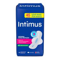 Kit 3 intimus gel noturno seca com abas com.45 = 135 absorv