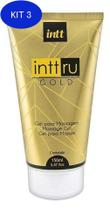 Kit 3 Intt Ru Gold Gel De Massagem 150Ml