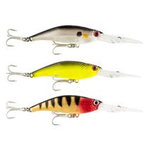 Kit 3 Iscas Artificiais Drop 75 Lucky Nelson Nakamura 7,5cm 13g Meia Água
