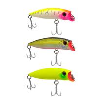 Kit 3 Iscas Artificiais Pesca Meia Água Marine Sports Brava 77 7,7cm 7,2g