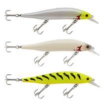 Kit 3 Iscas Artificiais Pesca Profundidade LORI Brutal Brutinha 95 9,5cm 12g Kit 3 Iscas Artificiais Pesca Profundidade LORI Brutal Brutinha 95 9,5cm 12g