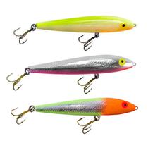 Kit 3 Iscas Artificiais Rebel Jumpin Minnow T10 8,9cm 9g Superfície Rattlin Kit 3 Iscas Artificiais Rebel Jumpin Minnow T10 8,9cm 9g Superfície Rattlin