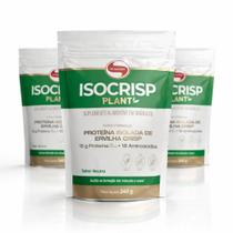 KIT 3 Isocrisp Plant Neutro Vitafor 240g