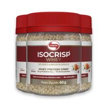 Kit 3 Isocrisp Whey Protein Vitafor Neutro 60g
