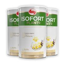 KIT 3 Isofort Plant Baunilha Vitafor 450g