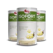 Kit 3 Isofort Plant Vitafor 450G Baunilha